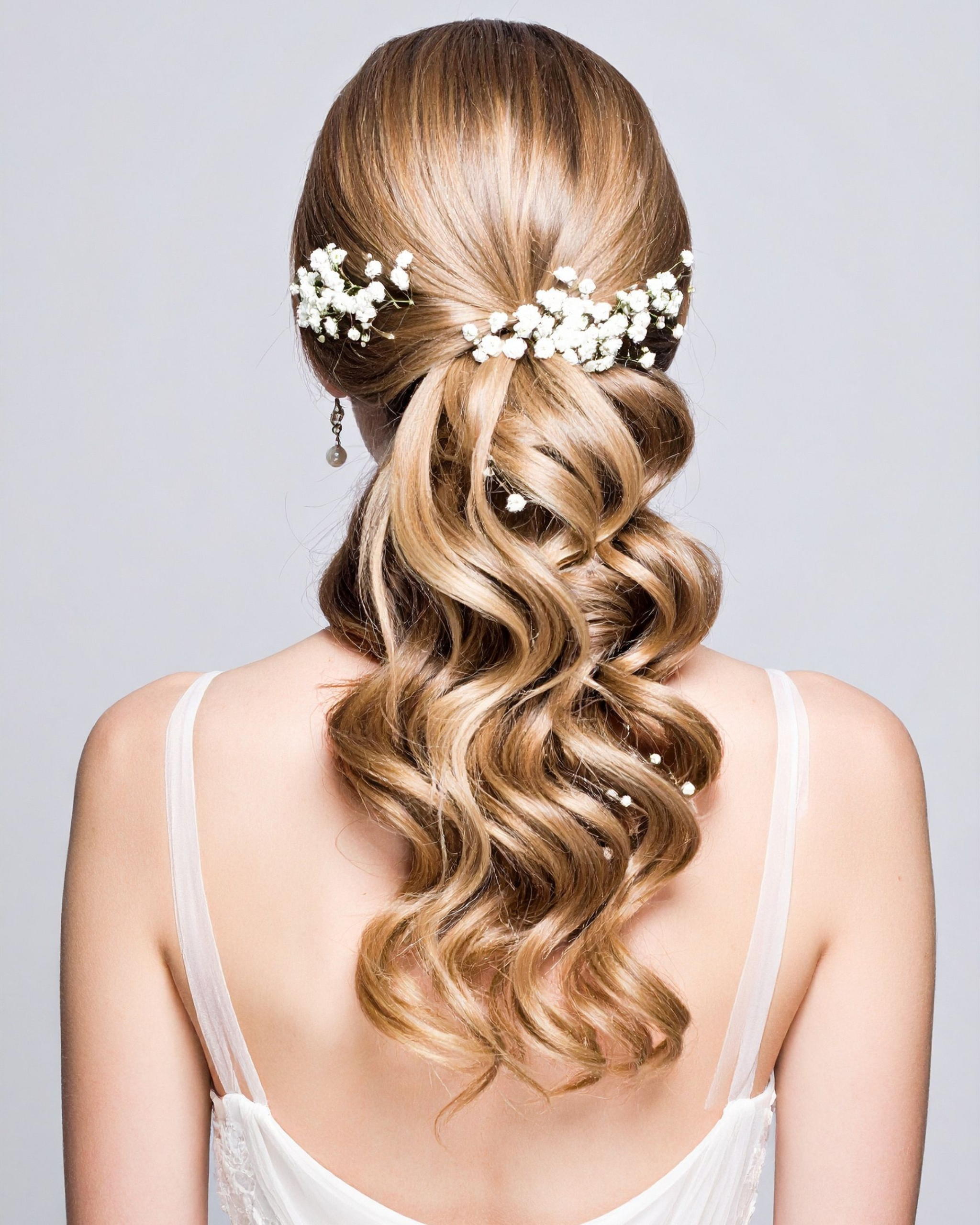 Bridal Hairstyle with Flowers